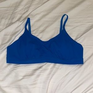 Beautiful turquoise blue athleta bikini top